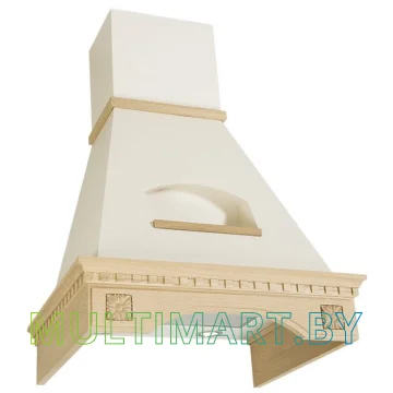 Вытяжка Elikor Бельведер Флореале 60П-650-П3Д (бежевый/дуб неокрашенный) (943805)